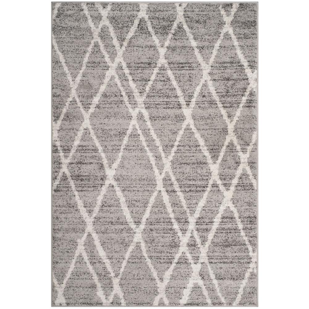 Adirondack, IVORY / SILVER, 5'-1" X 7'-6", Area Rug, ADR128B-5. Picture 1
