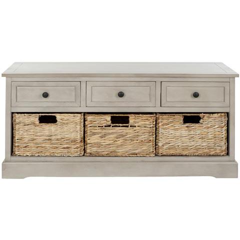 DAMIEN 3 DRAWER STORAGE BENCH, AMH5701A. Picture 1