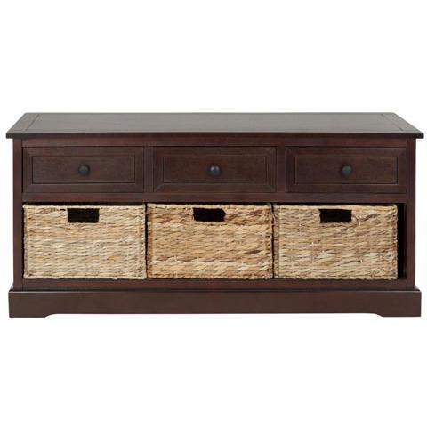 DAMIEN 3 DRAWER STORAGE BENCH, AMH5701D. Picture 1