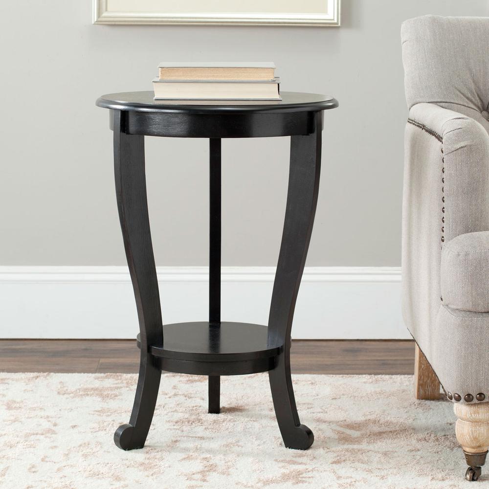 MARY PEDESTAL SIDE TABLE, AMH5711B. Picture 1
