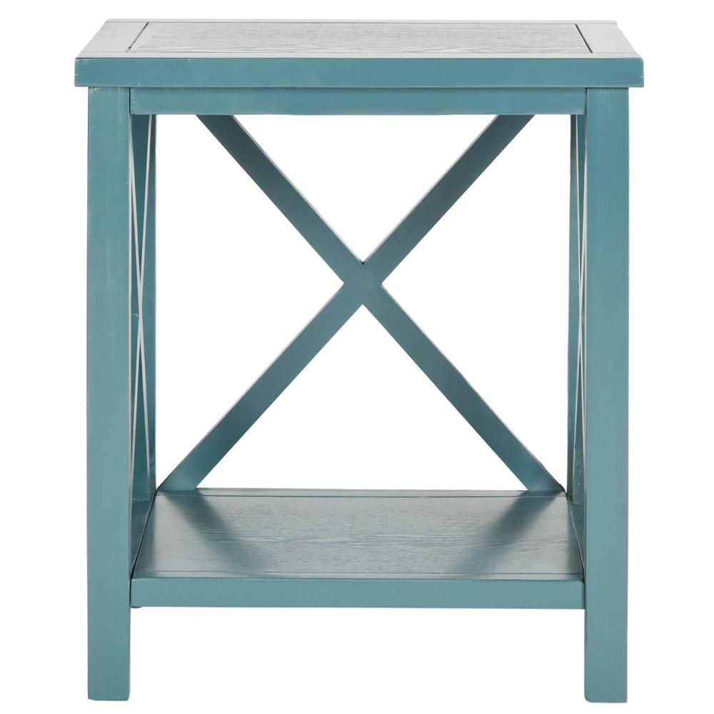 CANDENCE  CROSS BACK END TABLE, AMH6523F. Picture 1