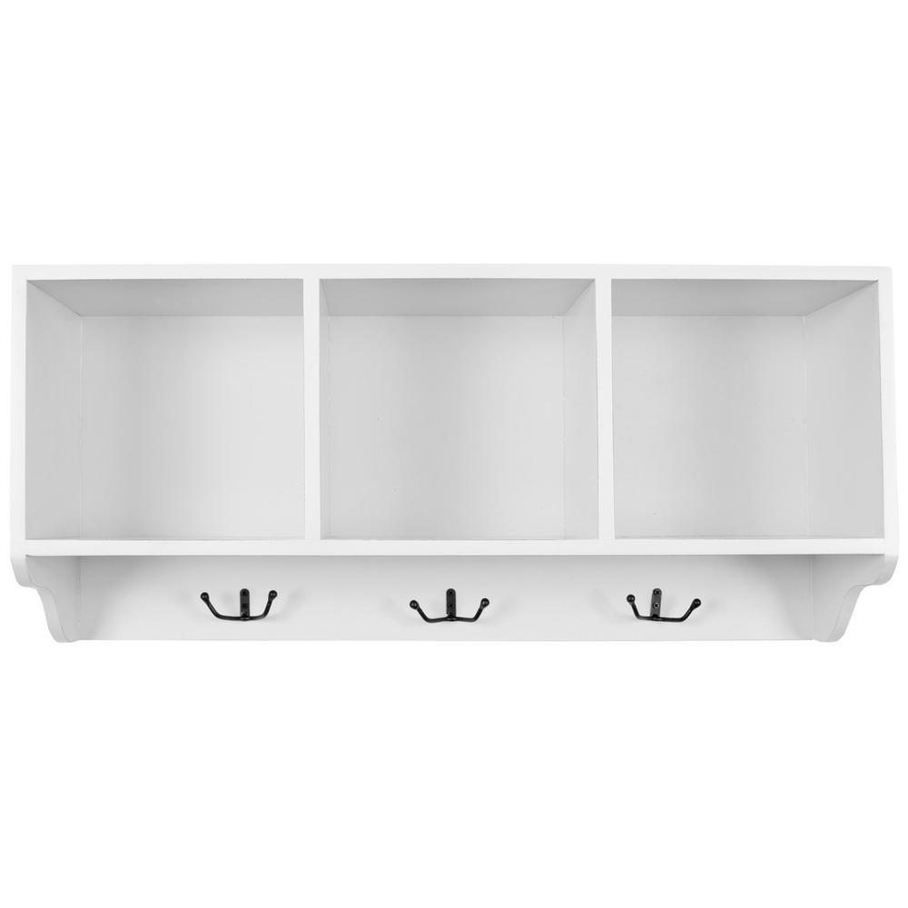 ALICE WALL SHELF WITH STORAGE COMPARTMENTS, AMH6566A. Picture 1
