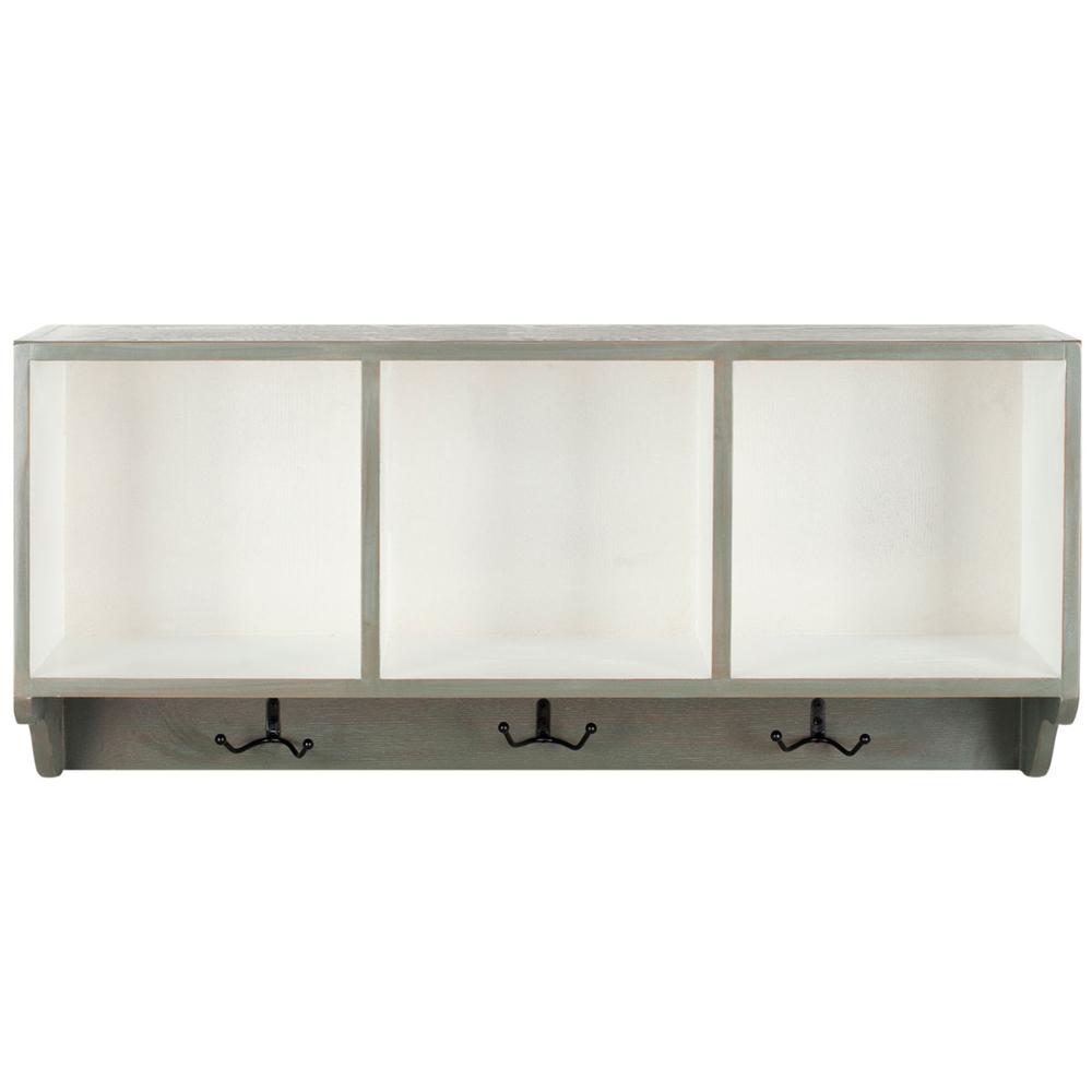ALICE WALL SHELF WITH STORAGE COMPARTMENTS, AMH6566M. Picture 1