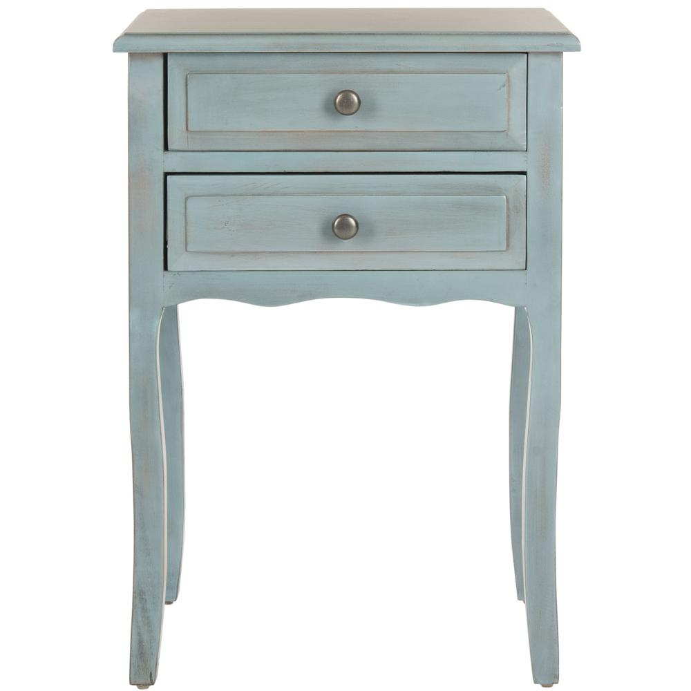 LORI END TABLE WITH STORAGE DRAWERS, AMH6576G. Picture 1