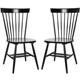PARKER 17''H SPINDLE DINING CHAIR (SET OF 2), AMH8500B-SET2. Picture 1