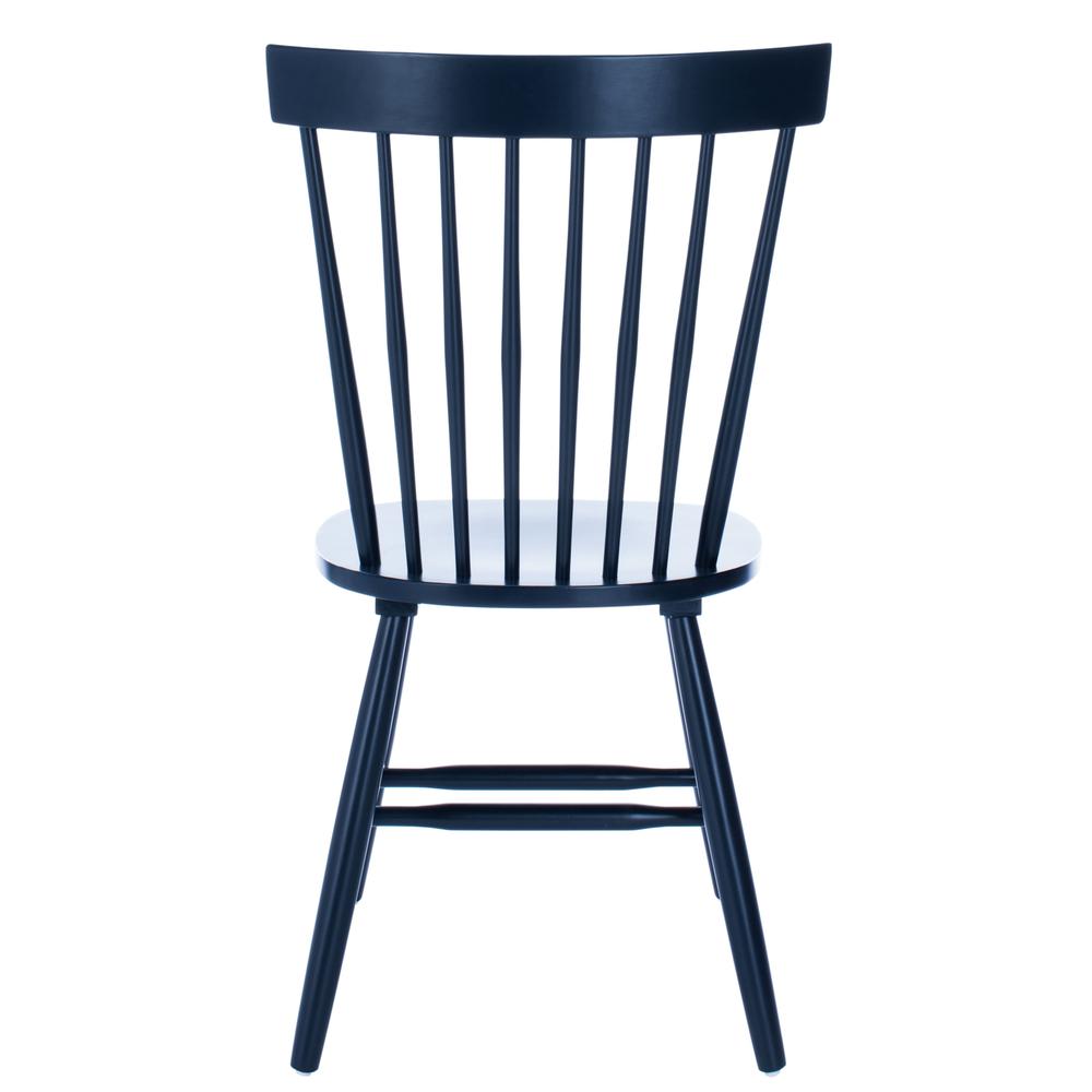 Parker 17''H Spindle Dining Chair (Set Of 2), Navy. Picture 2