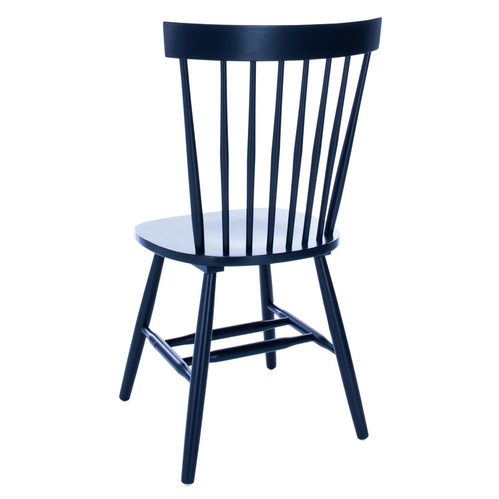 Parker 17''H Spindle Dining Chair (Set Of 2), Navy. Picture 3