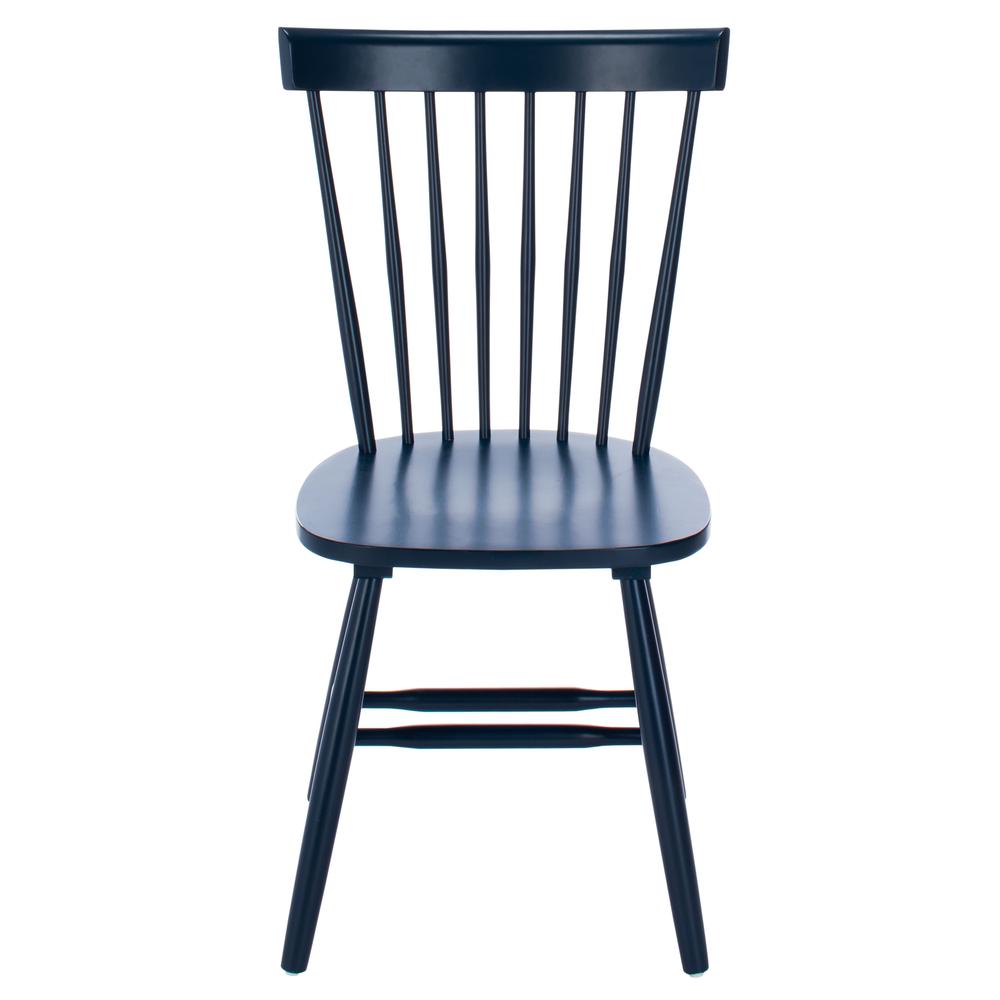 Parker 17''H Spindle Dining Chair (Set Of 2), Navy. Picture 1