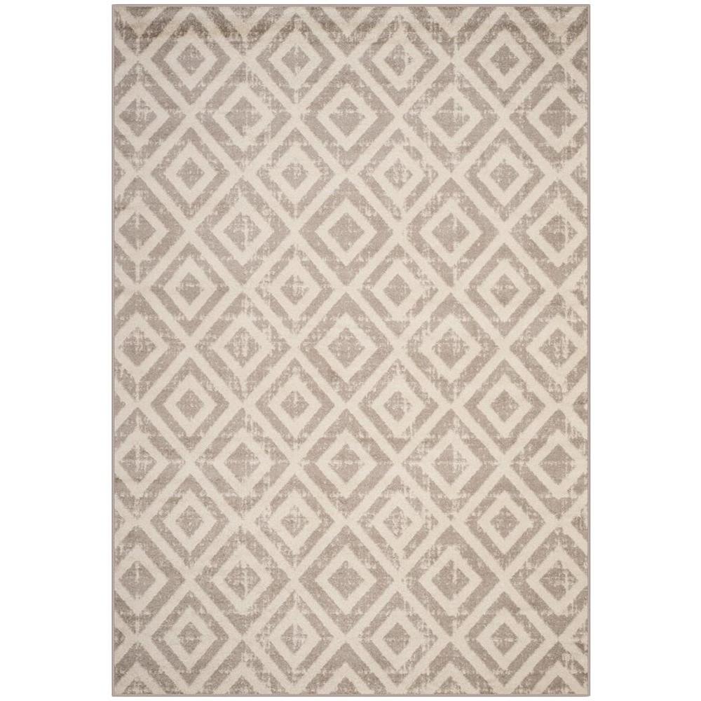 AMSTERDAM, IVORY / MAUVE, 6'-7" X 9'-2", Area Rug, AMS105A-7. Picture 1