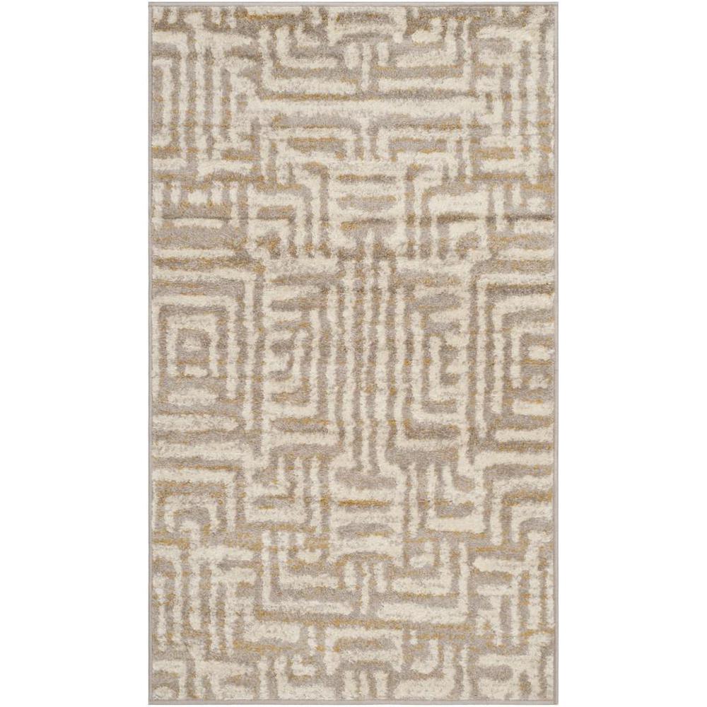 AMSTERDAM, IVORY / MAUVE, 3' X 5', Area Rug, AMS106A-3. Picture 1