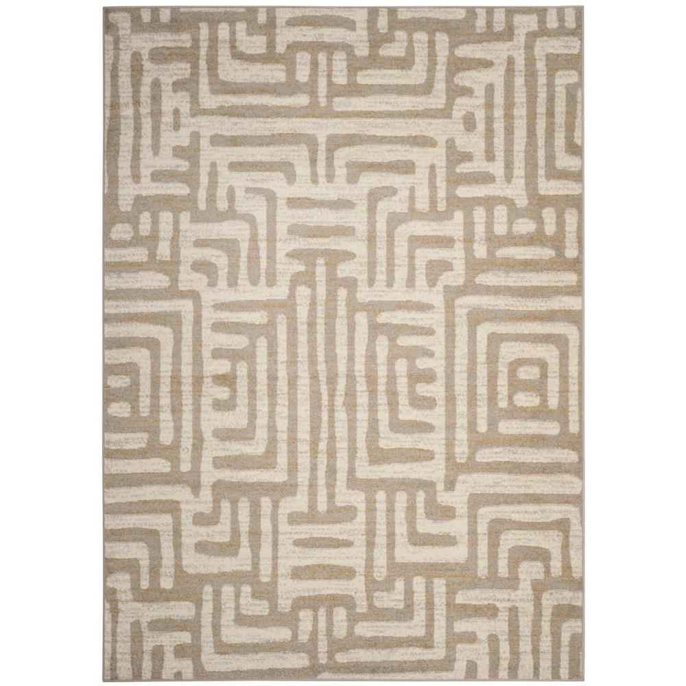AMSTERDAM, IVORY / MAUVE, 6'-7" X 9'-2", Area Rug, AMS106A-7. Picture 1