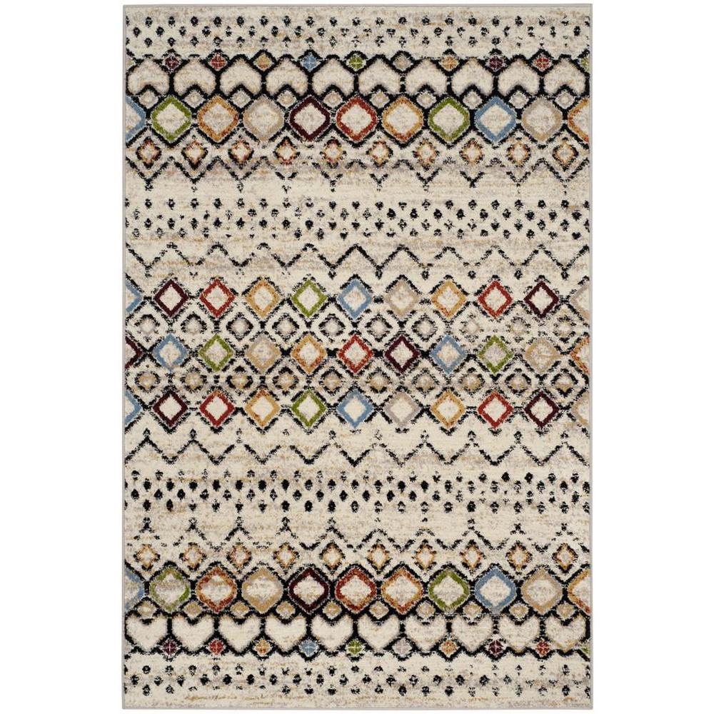 AMSTERDAM, IVORY / MULTI, 5'-1" X 7'-6", Area Rug. Picture 1