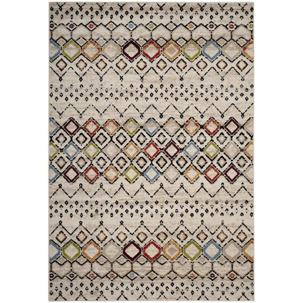 AMSTERDAM, IVORY / MULTI, 6'-7" X 9'-2", Area Rug. Picture 1