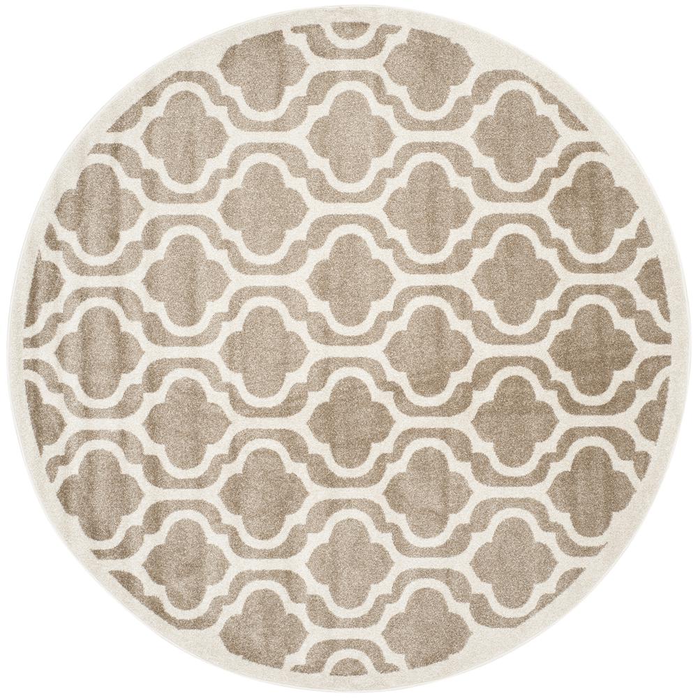 AMHERST, WHEAT / BEIGE, 7' X 7' Round, Area Rug, AMT402S-7R. Picture 1