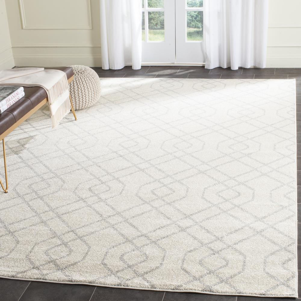 AMHERST, IVORY / LIGHT GREY, 8' X 10', Area Rug, AMT407K-8. Picture 1
