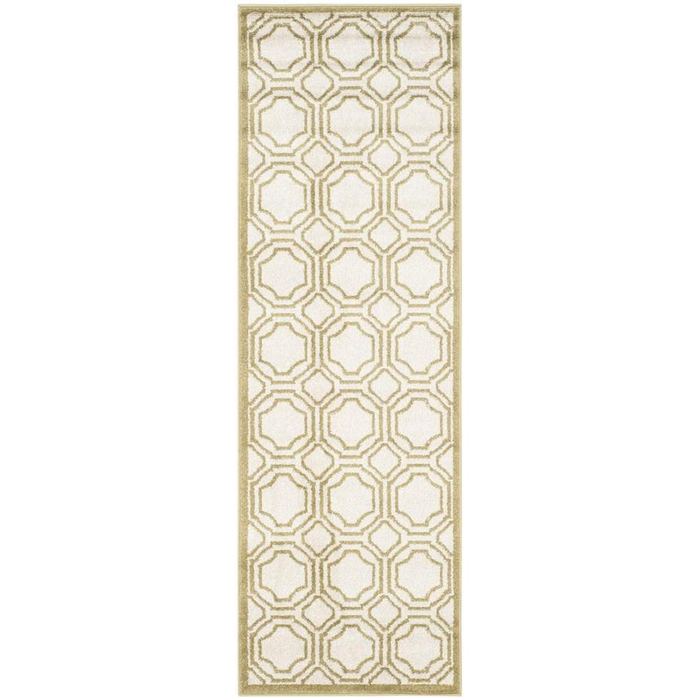 AMHERST, IVORY / LIGHT GREEN, 2'-3" X 7', Area Rug, AMT411A-27. Picture 1