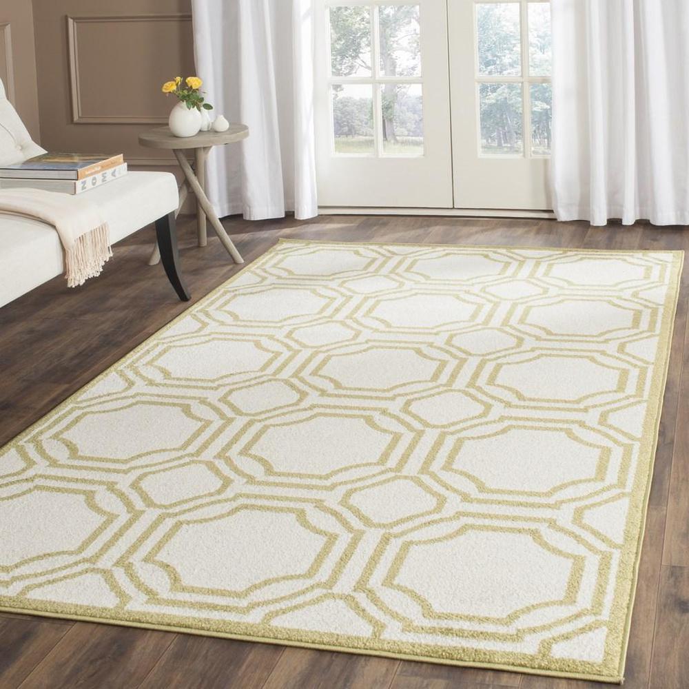 AMHERST, IVORY / LIGHT GREEN, 4' X 6', Area Rug, AMT411A-4. Picture 1