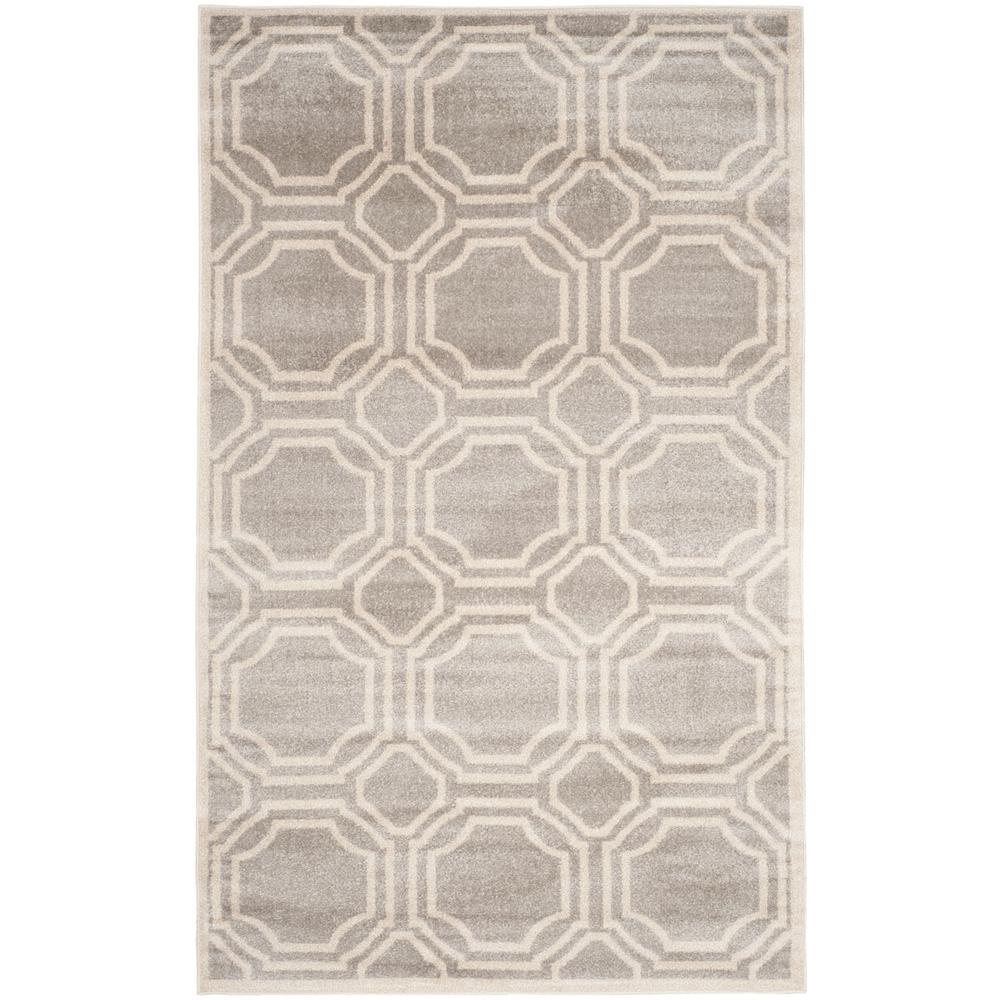 AMHERST, LIGHT GREY / IVORY, 5' X 8', Area Rug, AMT411B-5. Picture 1