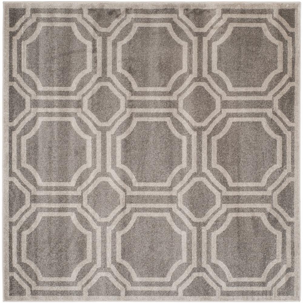 AMHERST, GREY / LIGHT GREY, 7' X 7' Square, Area Rug, AMT411C-7SQ. Picture 1