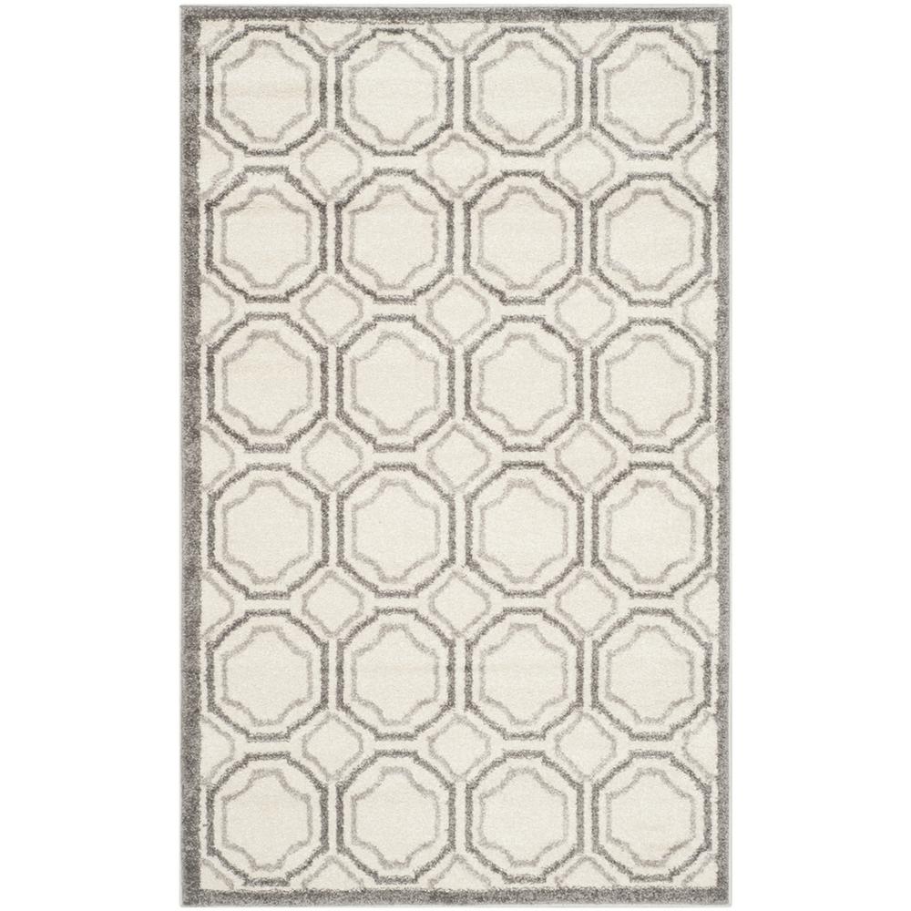 Safavieh Amherst Collection AMT411E Ivory and Light Grey Indoor/ Outdoor Area Rug 5 x 8