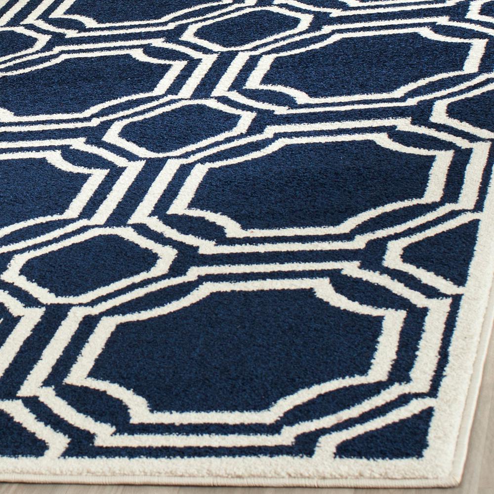 AMHERST, NAVY / IVORY, 10' X 14', Area Rug, AMT411P-10. The main picture.