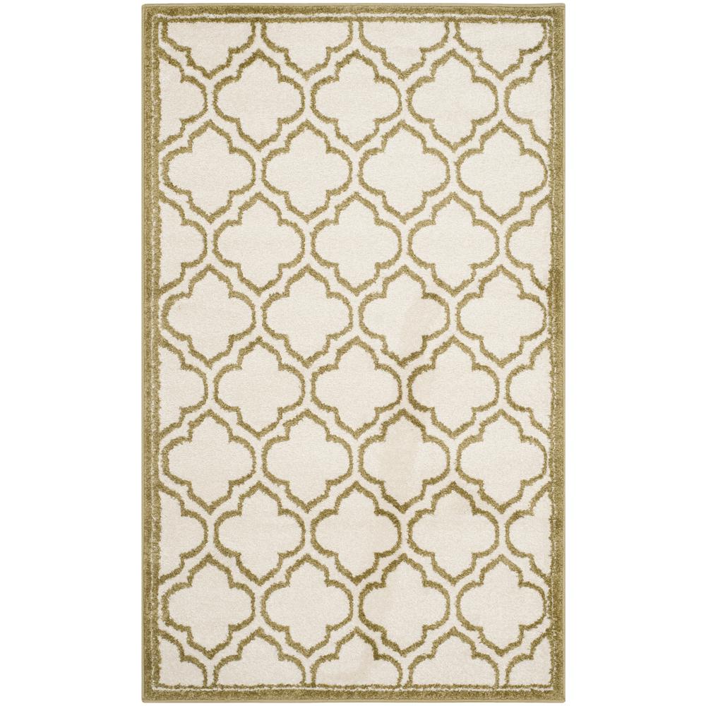 AMHERST, IVORY / LIGHT GREEN, 3' X 5', Area Rug, AMT412A-3. The main picture.