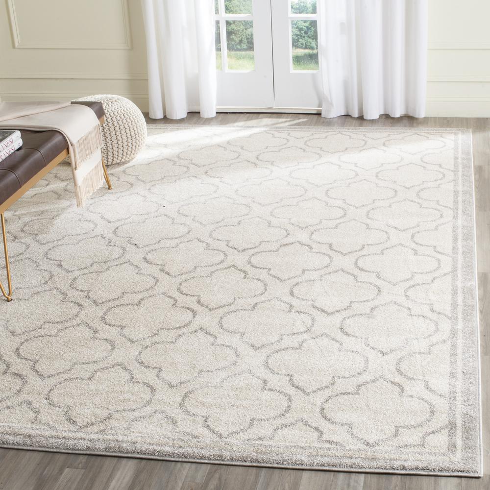 AMHERST, IVORY / LIGHT GREY, 8' X 10', Area Rug, AMT412E-8. Picture 3