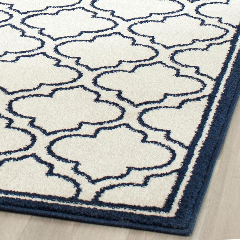 AMHERST, IVORY / NAVY, 4' X 6', Area Rug, AMT412M-4. Picture 1