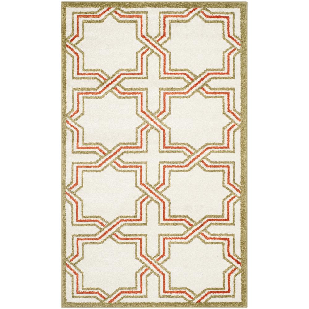 AMHERST, IVORY / LIGHT GREEN, 3' X 5', Area Rug, AMT413A-3. Picture 1