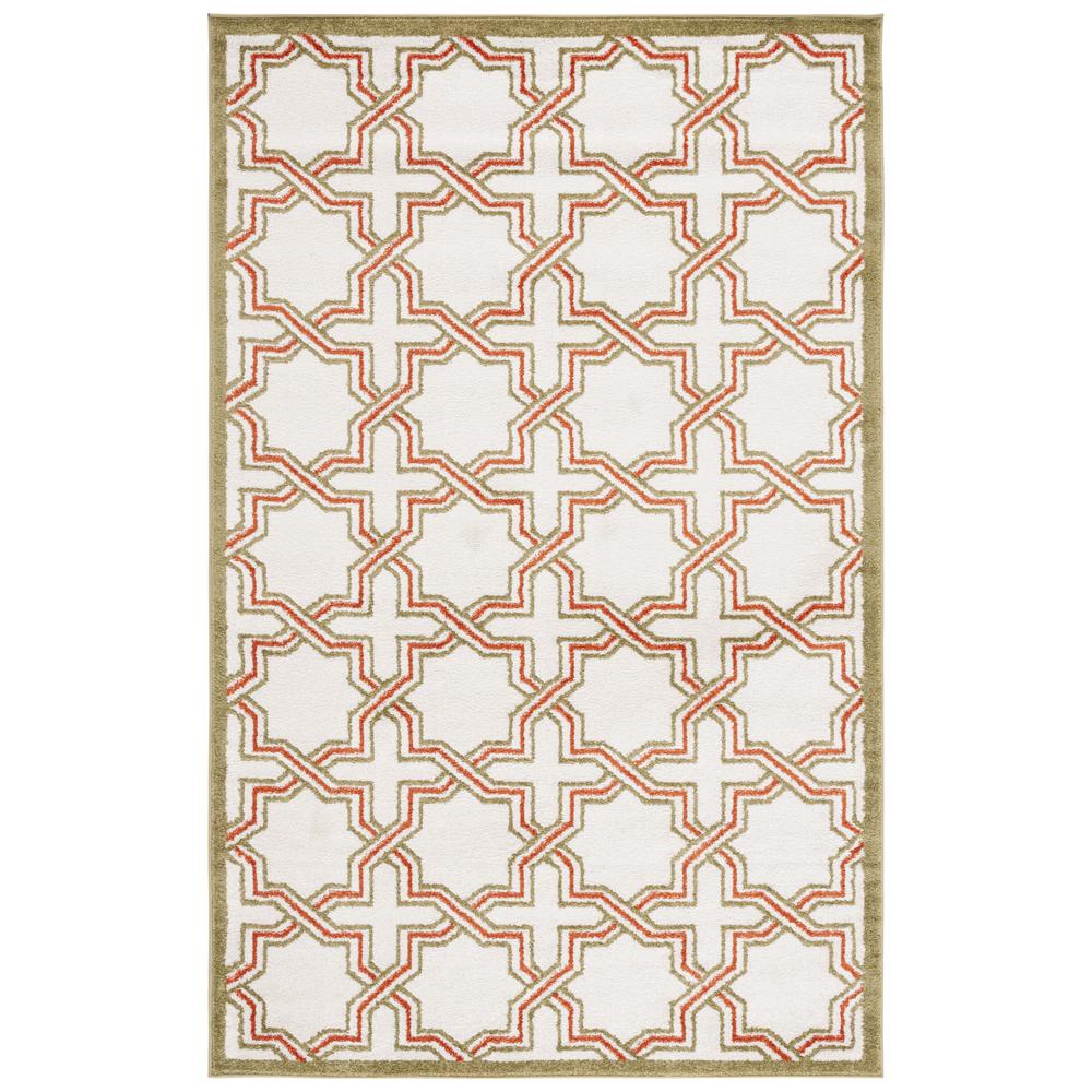 AMHERST, IVORY / LIGHT GREEN, 5' X 8', Area Rug, AMT413A-5. Picture 1