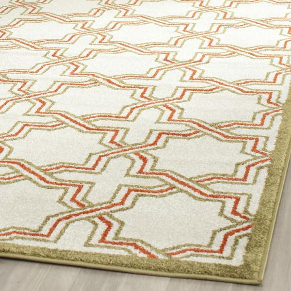 AMHERST, IVORY / LIGHT GREEN, 4' X 6', Area Rug, AMT413A-4. Picture 2