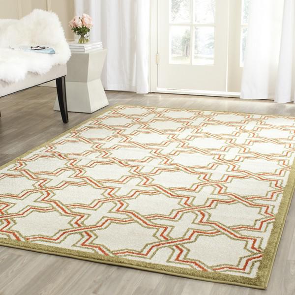 AMHERST, IVORY / LIGHT GREEN, 4' X 6', Area Rug, AMT413A-4. Picture 3
