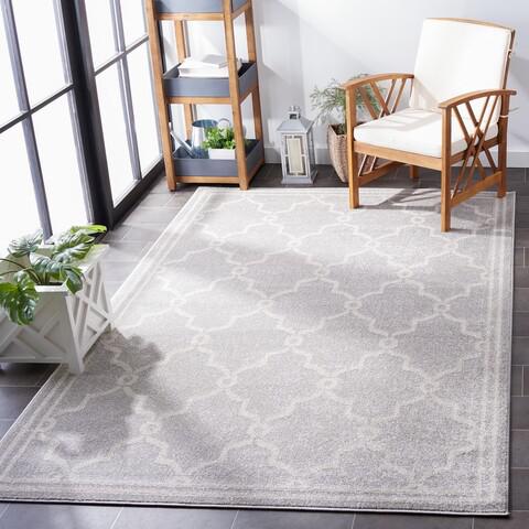 AMHERST, LIGHT GREY / IVORY, 10' X 14', Area Rug, AMT414B-10. Picture 3