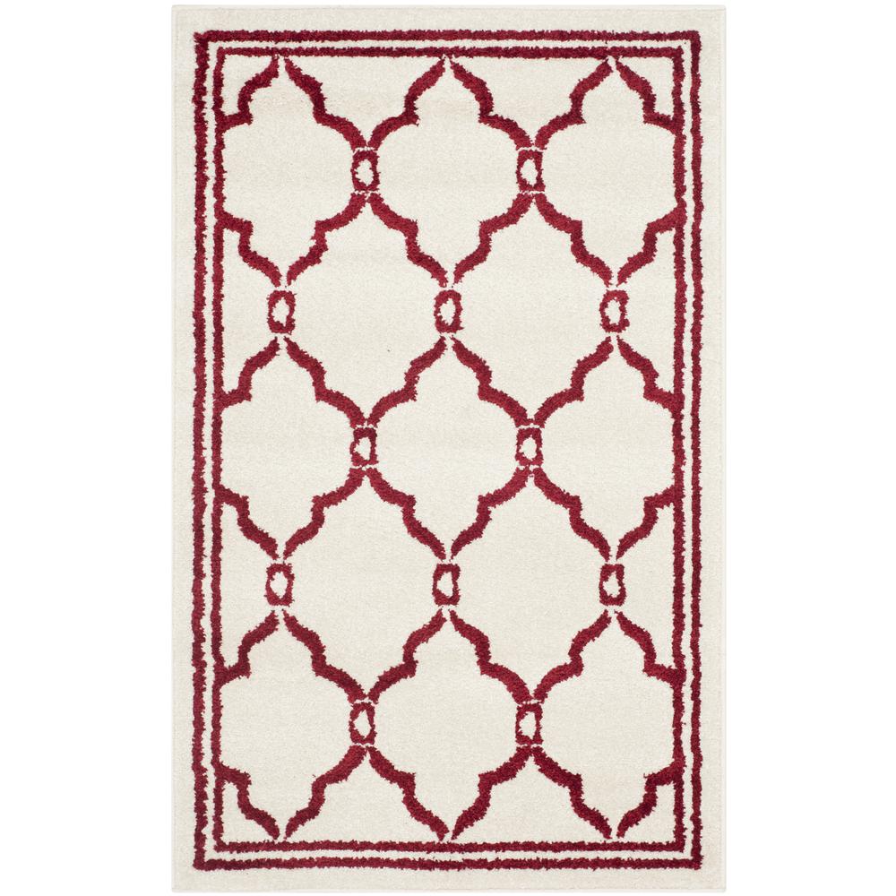 AMHERST, IVORY / RED, 2'-6" X 4', Area Rug. Picture 4