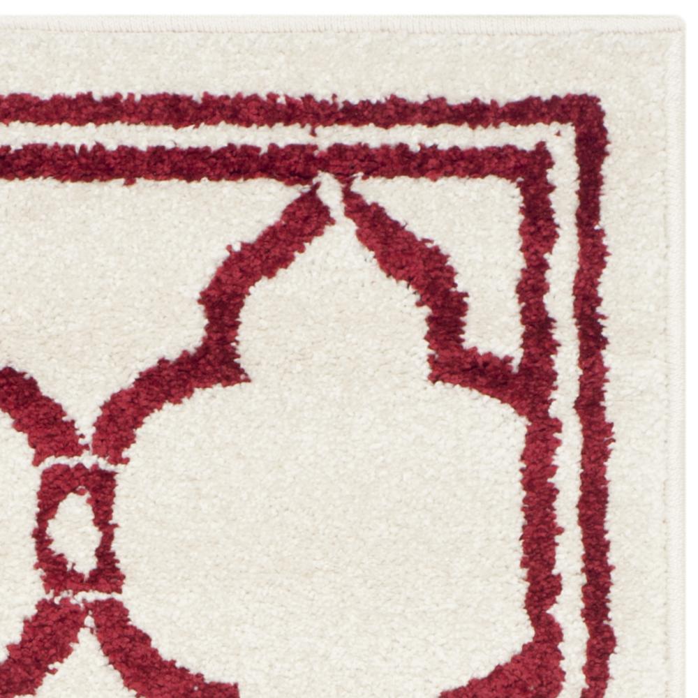 AMHERST, IVORY / RED, 2'-6" X 4', Area Rug. Picture 3