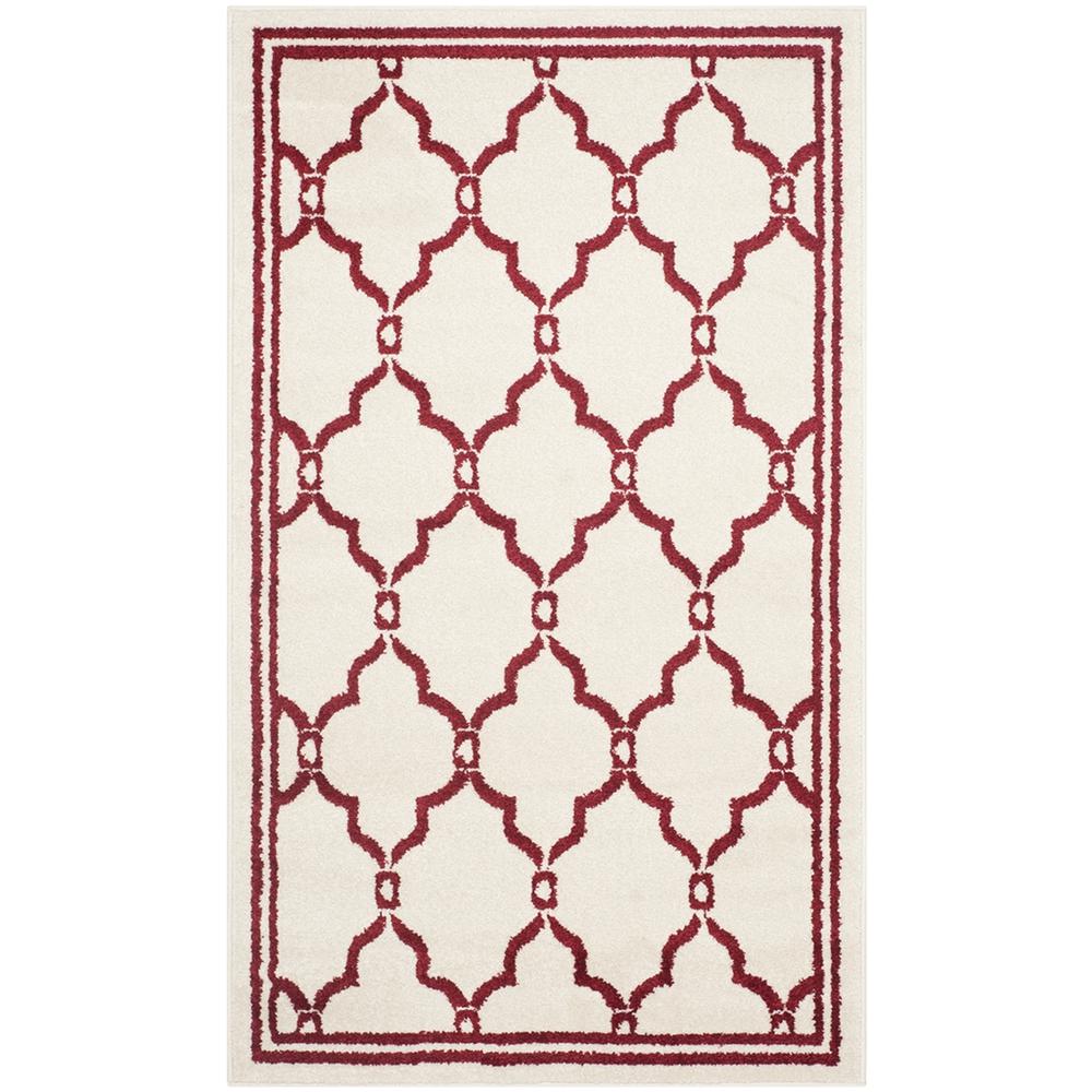 AMHERST, IVORY / RED, 3' X 5', Area Rug. Picture 1