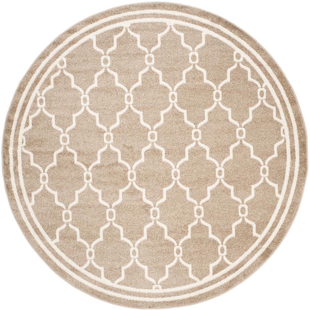 AMHERST, WHEAT / BEIGE, 7' X 7' Round, Area Rug, AMT414S-7R. Picture 1