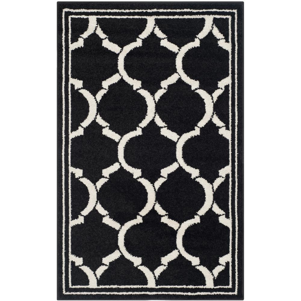 AMHERST, ANTHRACITE / IVORY, 2'-6" X 4', Area Rug, AMT415G-24. Picture 2
