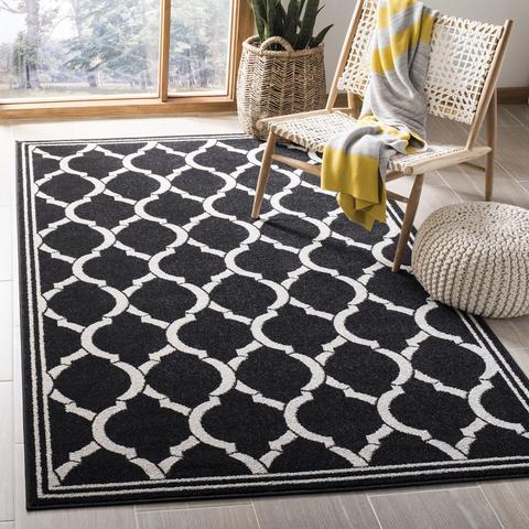 AMHERST, ANTHRACITE / IVORY, 4' X 6', Area Rug, AMT415G-4. Picture 3
