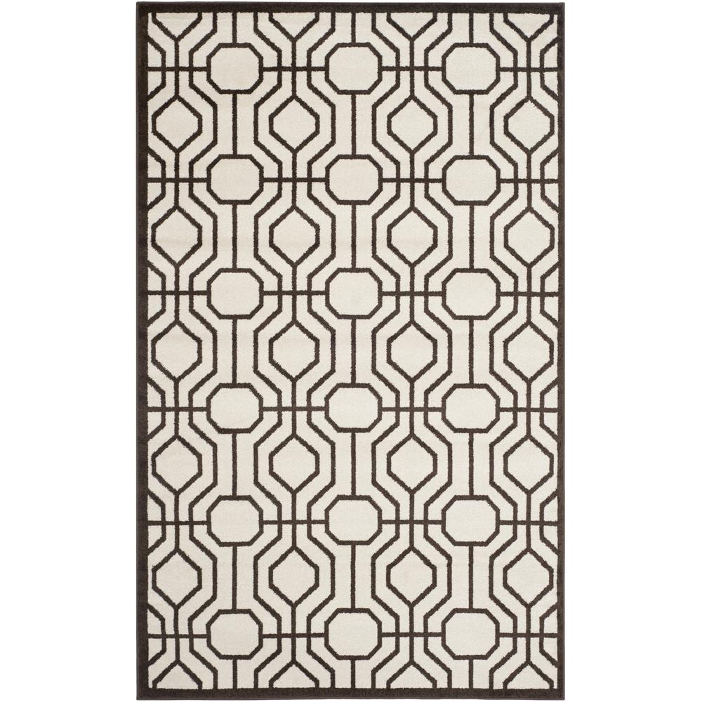 AMHERST, IVORY / BROWN, 5' X 8', Area Rug. Picture 3