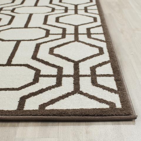 AMHERST, IVORY / BROWN, 5' X 8', Area Rug. Picture 5