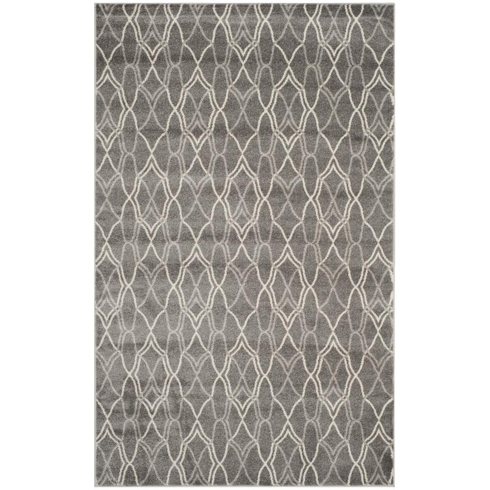 AMHERST, GREY / LIGHT GREY, 5' X 8', Area Rug, AMT417C-5. Picture 2