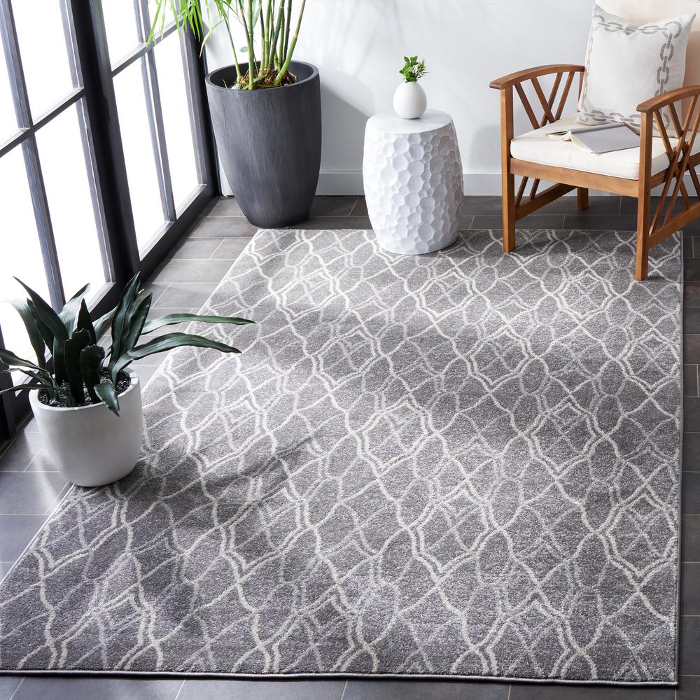 AMHERST, GREY / LIGHT GREY, 5' X 8', Area Rug, AMT417C-5. Picture 8