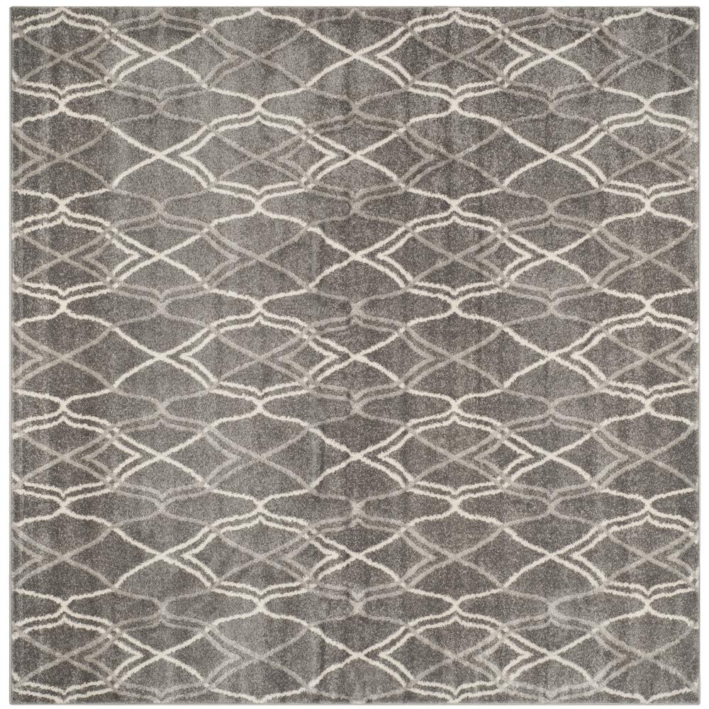 AMHERST, GREY / LIGHT GREY, 7' X 7' Square, Area Rug, AMT417C-7SQ. Picture 1