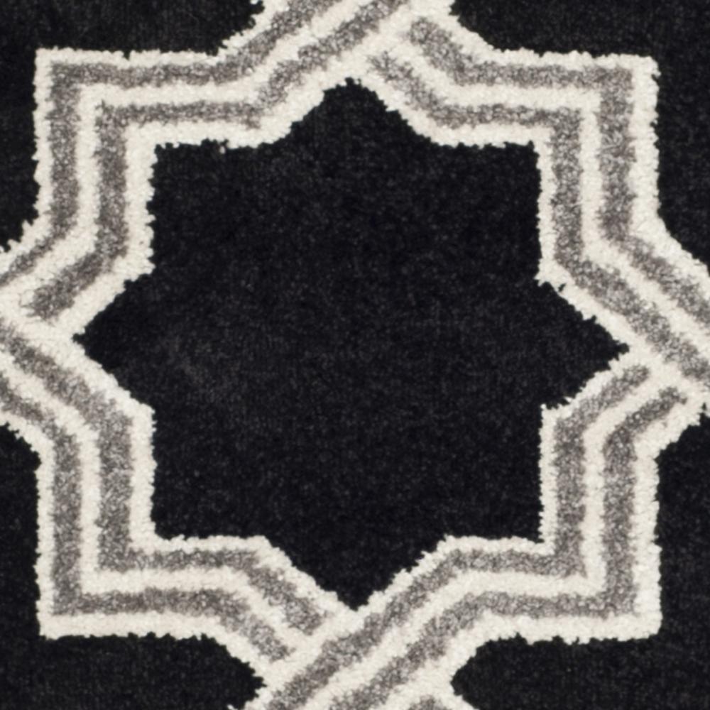 AMHERST, ANTHRACITE / GREY, 2'-3" X 7', Area Rug. Picture 3