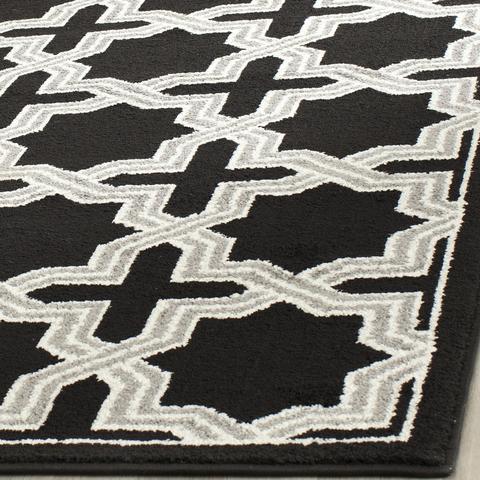 AMHERST, ANTHRACITE / GREY, 5' X 8', Area Rug. Picture 6
