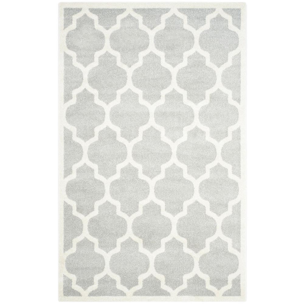 AMHERST, LIGHT GREY / BEIGE, 5' X 8', Area Rug, AMT420B-5. Picture 1