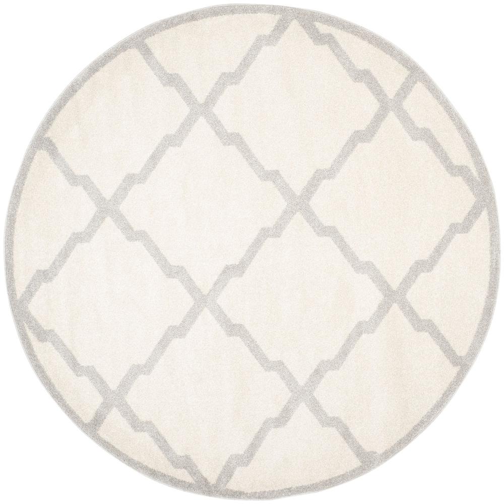 AMHERST, BEIGE / LIGHT GREY, 7' X 7' Round, Area Rug, AMT421E-7R. Picture 1