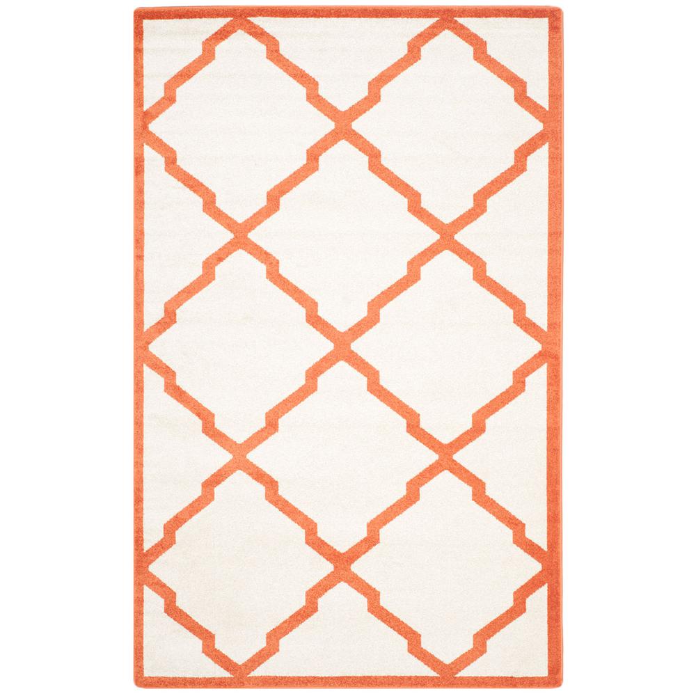 AMHERST, BEIGE / ORANGE, 5' X 8', Area Rug, AMT421F-5. The main picture.
