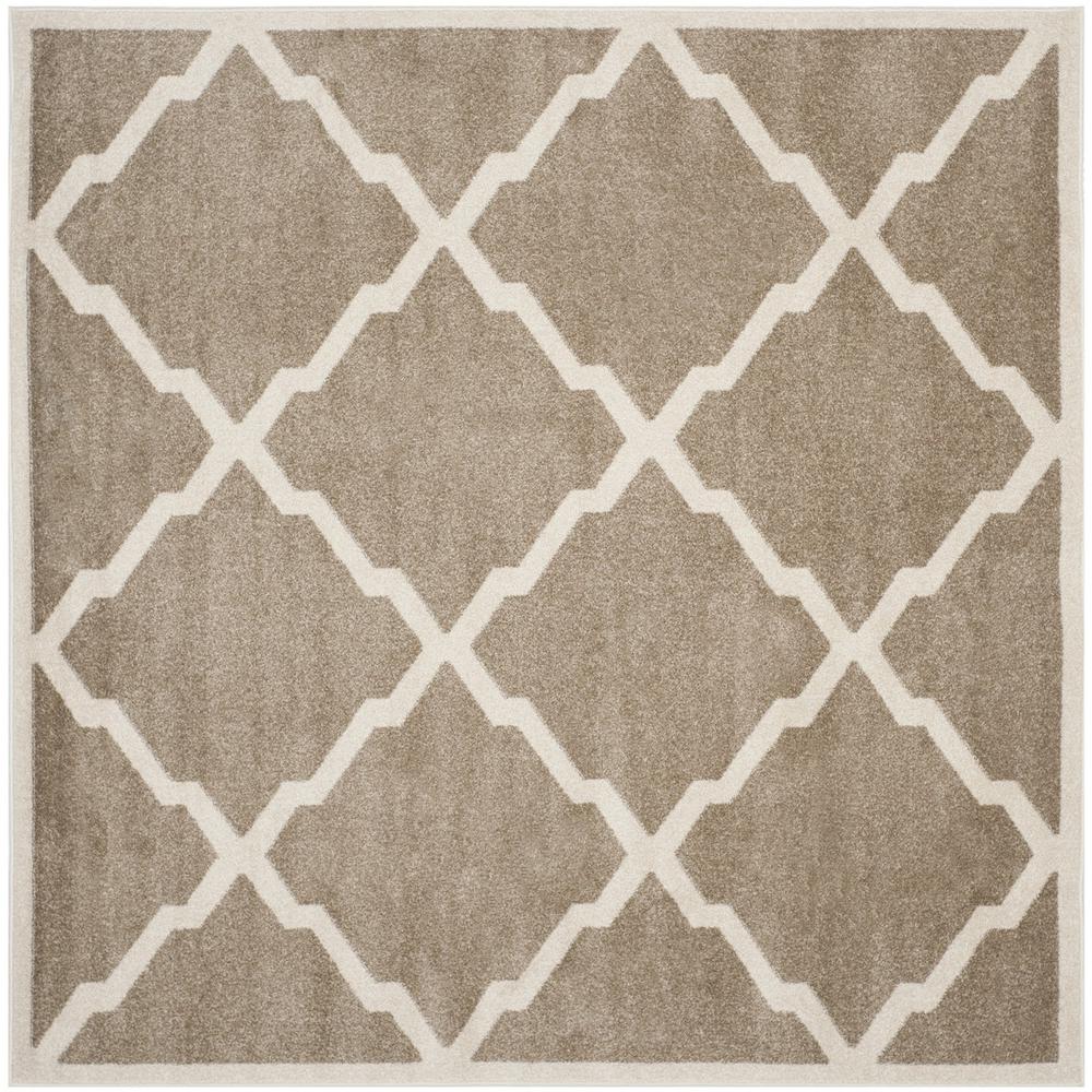 AMHERST, WHEAT / BEIGE, 5' X 5' Square, Area Rug, AMT421S-5SQ. Picture 1